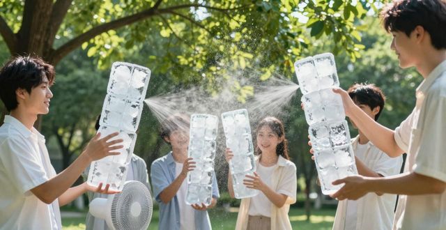 大冰块降温方法_平谷区夏季防暑降温大冰块_大冰块户外活动使用时长